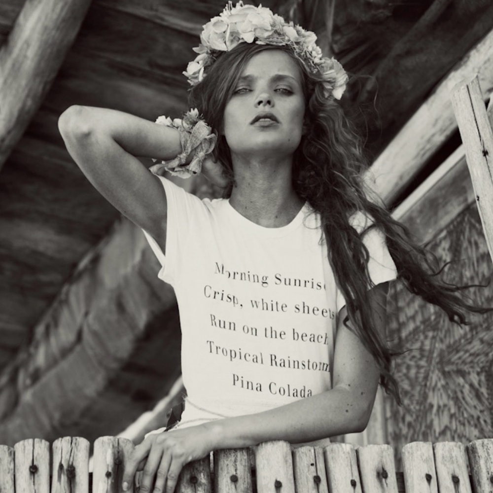 Wildfox Island List Graphic T